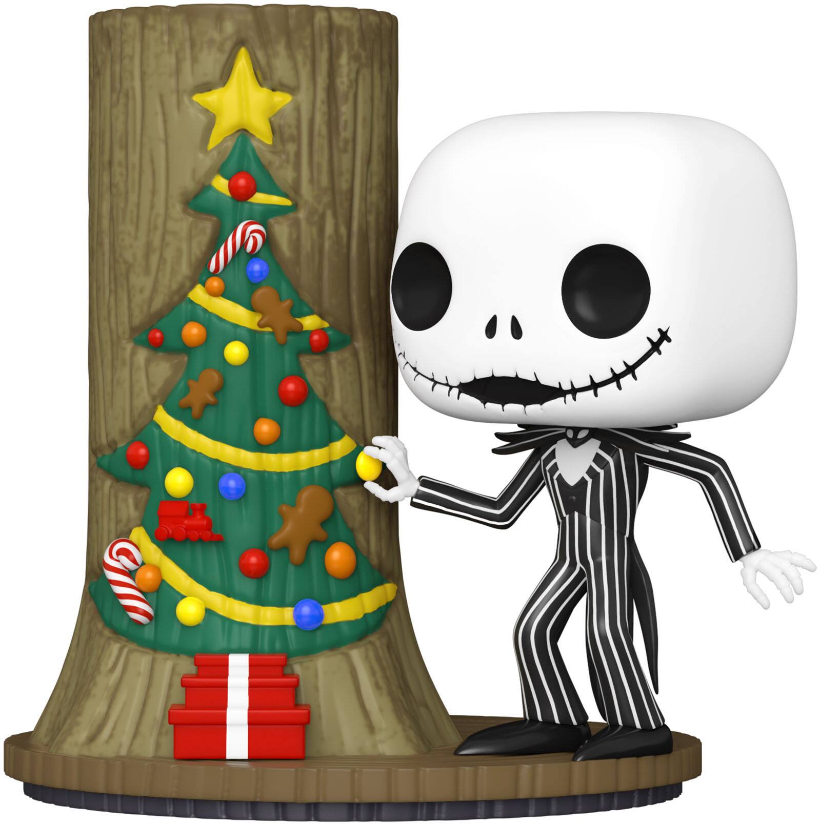 Funko - POP! Deluxe: The Nightmare Before Christmas - Jack Skellington with Christmas Town Door - Multi
