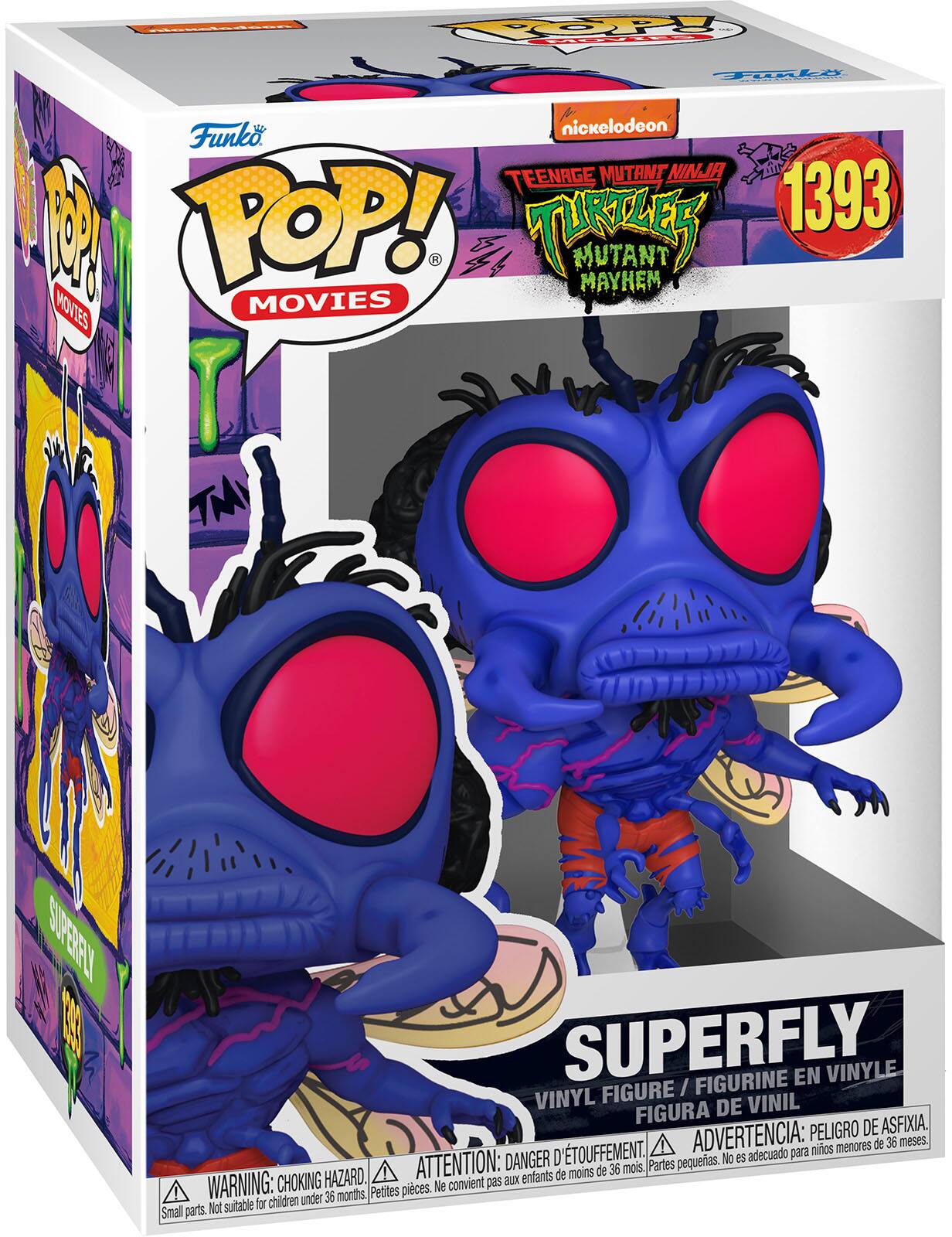 Angle. Funko - POP! Movies Teenage Mutant Ninja Turtles Mutant Mayhem-Superfly.