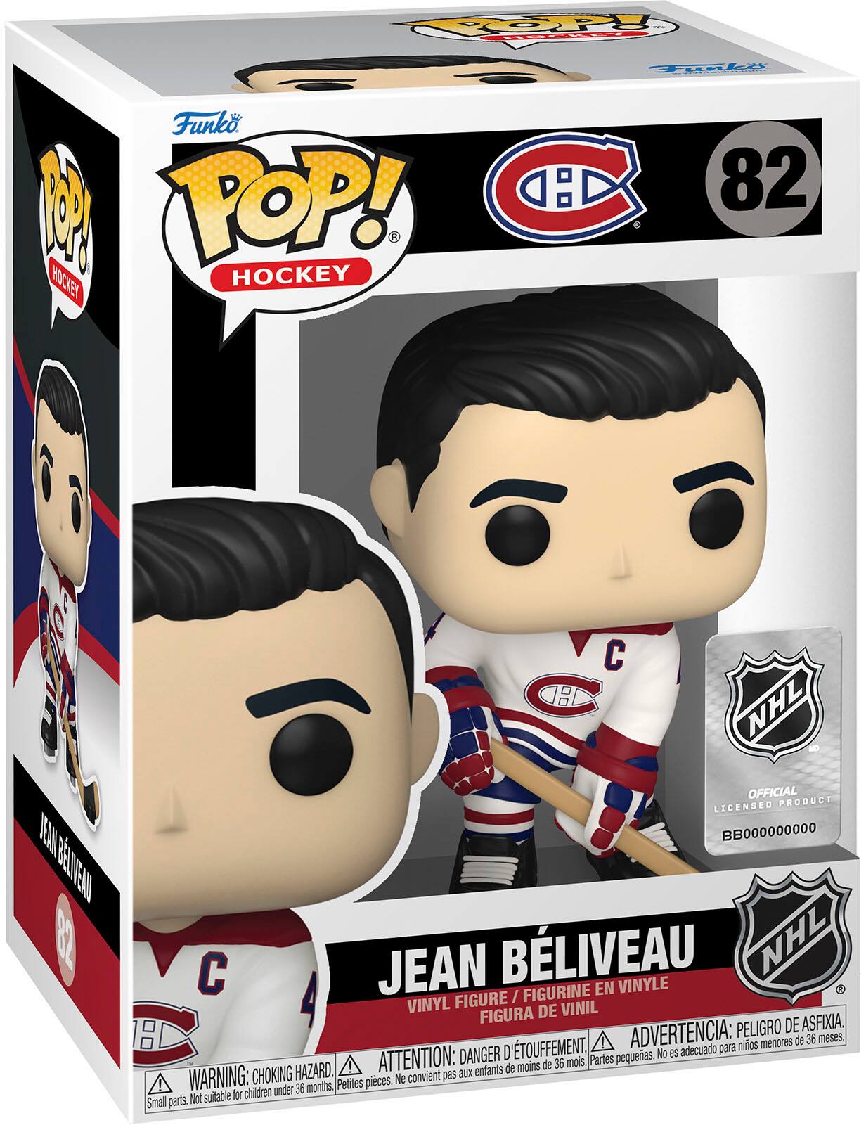 Angle. Funko - POP! NHL: Canadiens -Jean Beliveau.