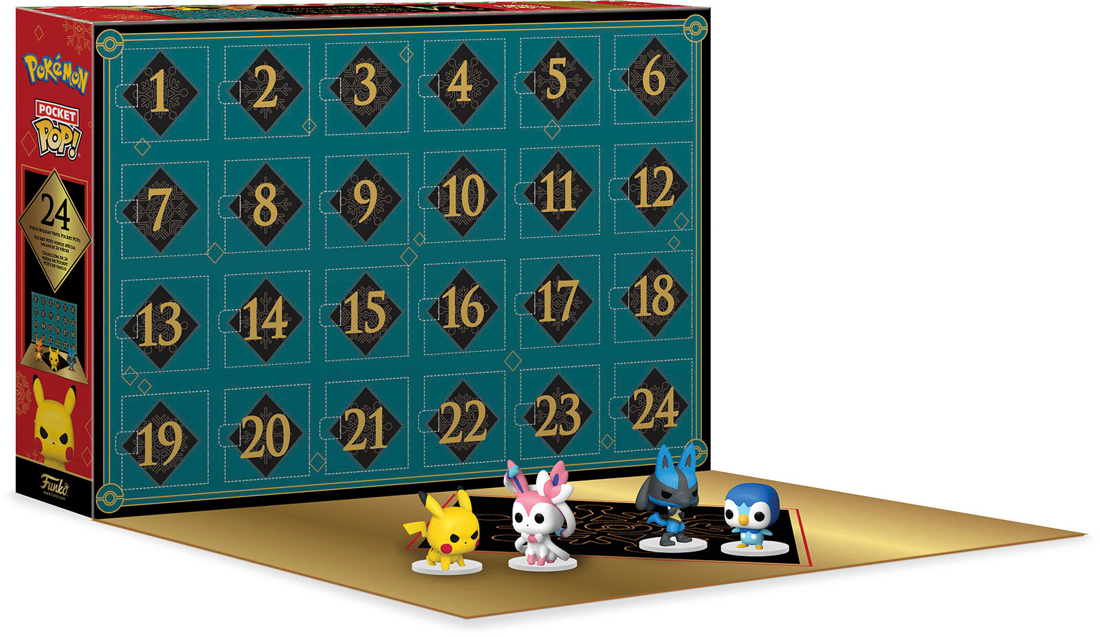 Funko Holiday Advent Calendar 2023 - POKEMON (24 Figures included):   - Toys, Plush, Trading Cards, Action Figures & Games online  retail store shop sale