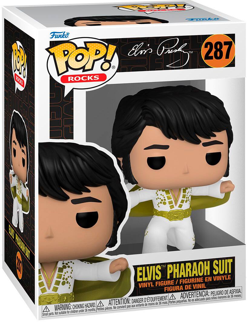thumbnail image 2 of Elvis Presley Pharaoh Suit Funko Pop! Rocks Vinyl Figure - Collectible Music Toy 2 of 12