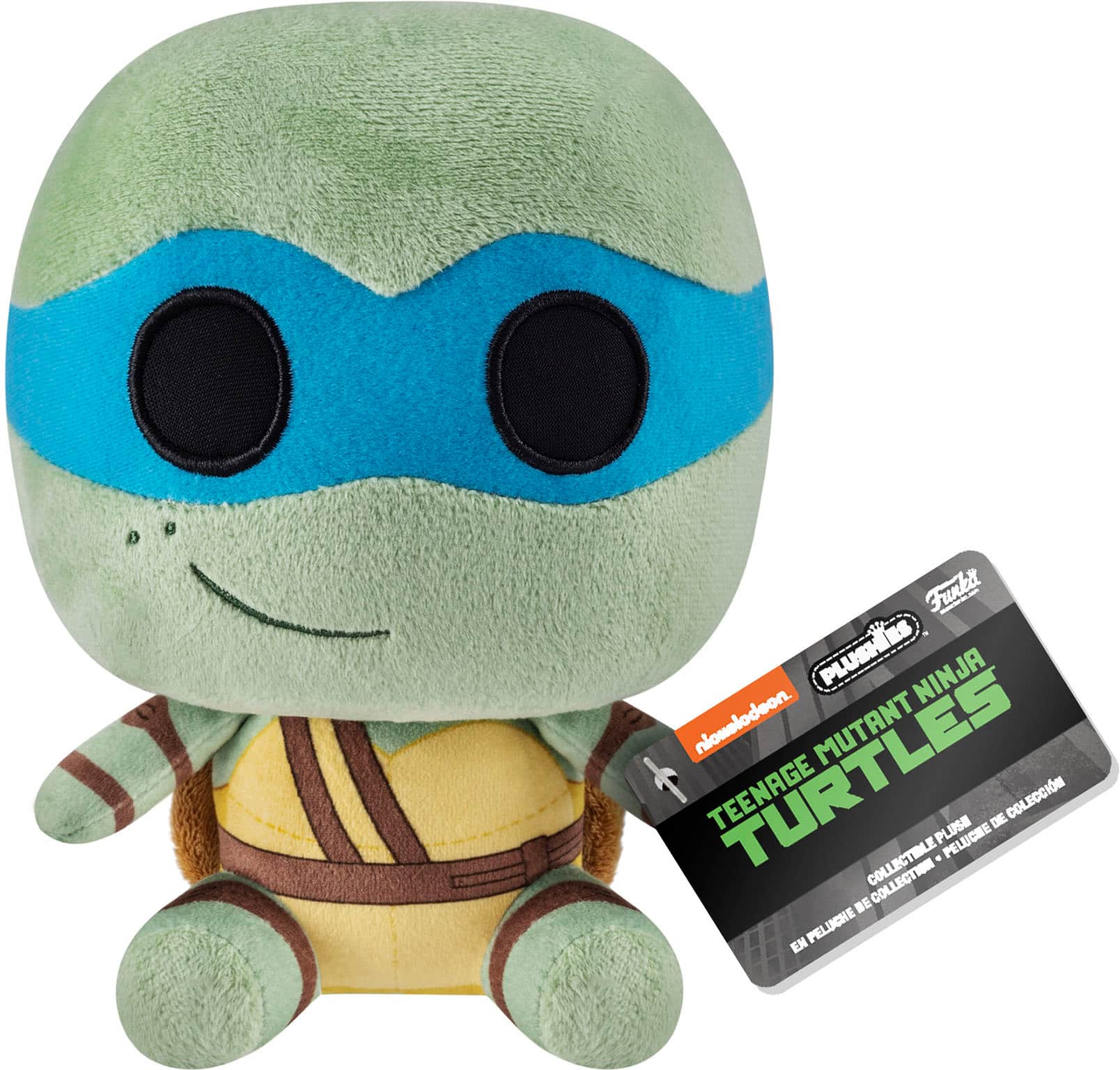 Front. Funko - Plush: Teenage Mutant Ninja Turtles- Leonardo.
