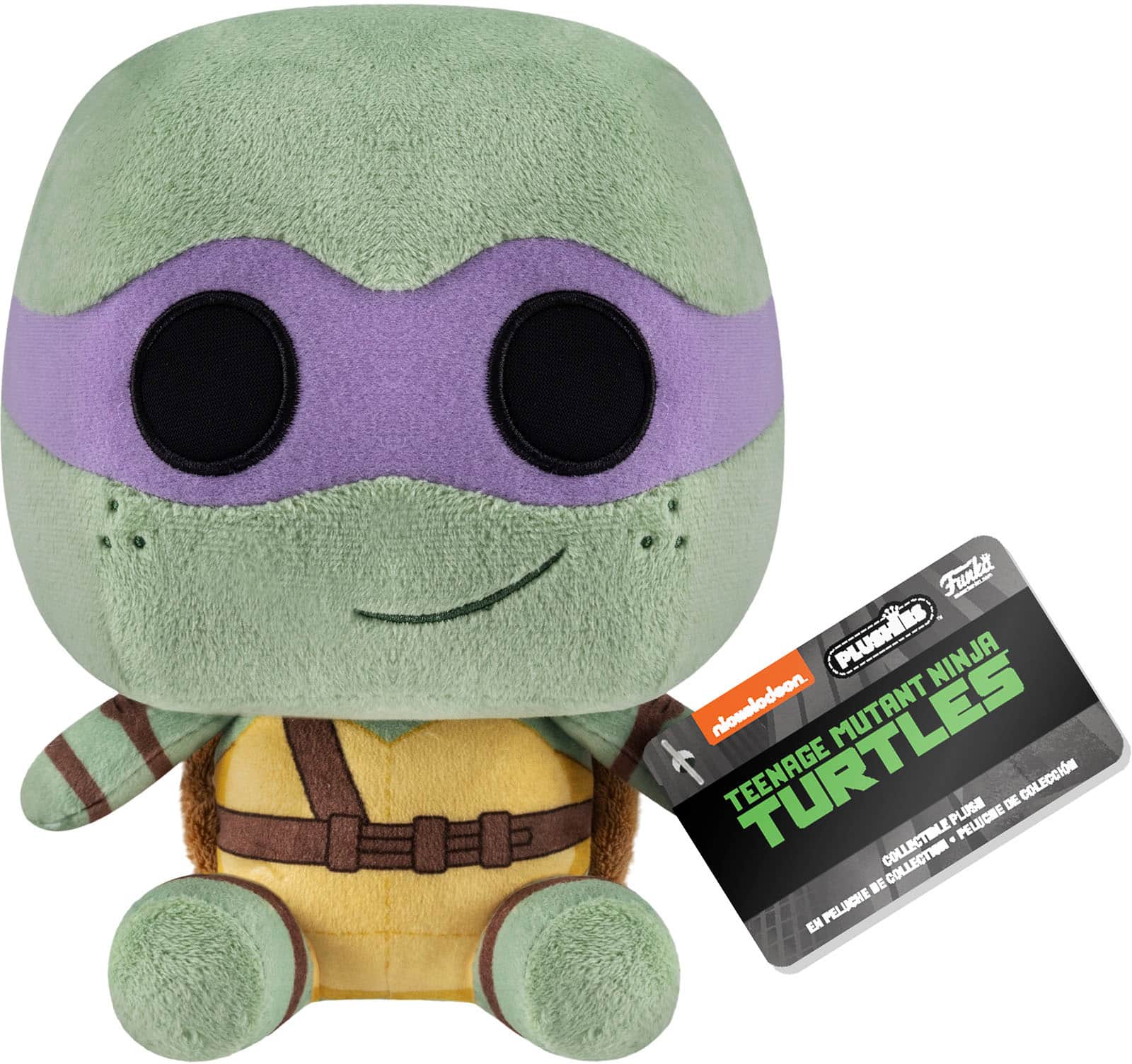 Front. Funko - Plush: Teenage Mutant Ninja Turtles- Donatello.