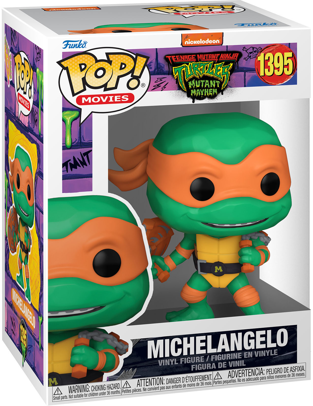 Teenage Mutant Ninja Turtles POP! Vinyl Figures Michelangelo PX Exclusive 9  cm Assortment (3)