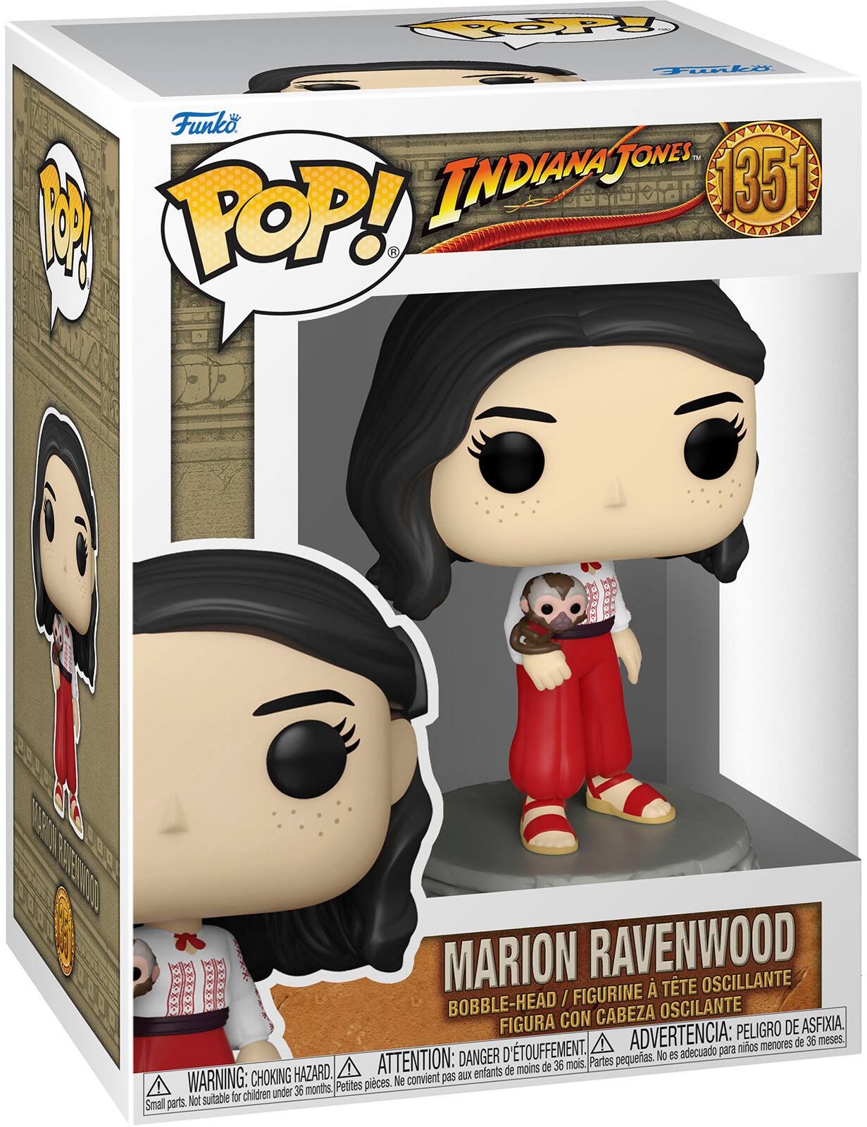 Angle. Funko - POP! Movies: Raiders of the Lost Ark - Marion Ravenwood.