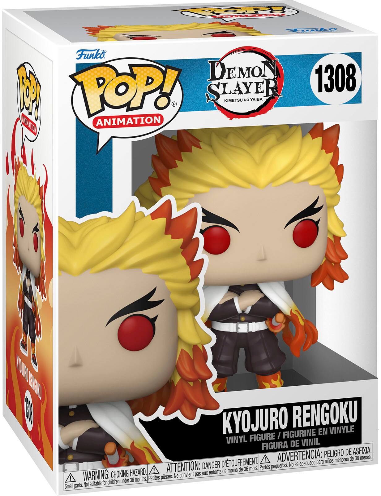 Angle. Funko - POP! Animation: Demon Slayer - Rengoku - Multi.