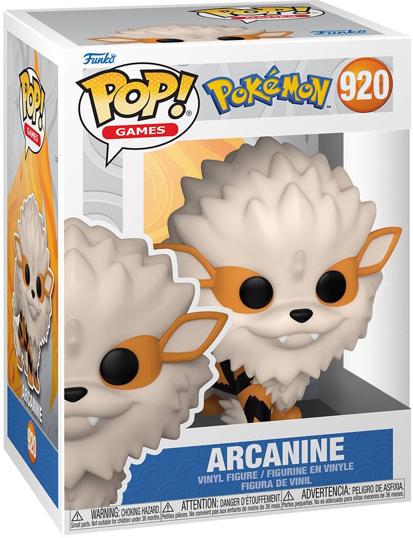 Angle. Funko - POP! Games: Pokemon- Arcanine.