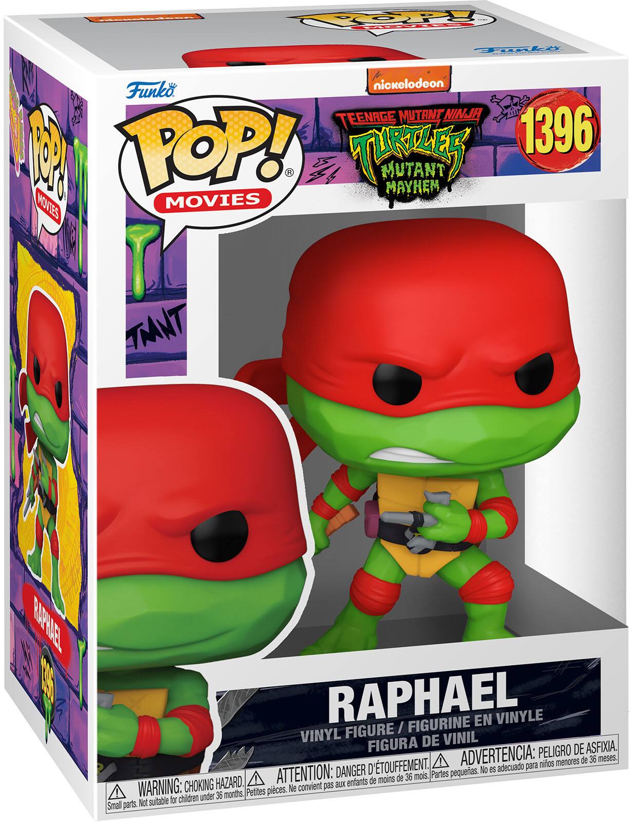 Angle. Funko - POP! Movies: Teenage Mutant Ninja Turtles Mutant Mayhem- Raphael.