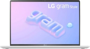 LG - gram Style 14” Laptop - Intel Evo Platform 13th Gen Intel Core i7 with 16GB RAM - 512GB NVMe SSD - White - Front_Zoom