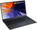 Angle. LG - gram 15” OLED Laptop - Intel Evo Platform 13th Gen Intel Core i7 with 16GB RAM - 512GB NVMe SSD - Blue.