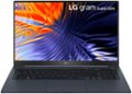 Front. LG - gram 15” OLED Laptop - Intel Evo Platform 13th Gen Intel Core i7 with 16GB RAM - 512GB NVMe SSD - Blue.