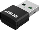 ASUS - Dual-Band Wi-Fi 6 AX1800 USB Network Adapter - Black