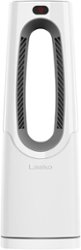 Lasko - 1500-Watt Bladeless Ceramic Tower Space Heater with Timer and Remote Control - White - Front_Zoom