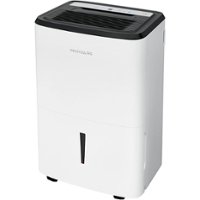 Frigidaire - 50 Pint Dehumidifier with Built-In Pump - White - Front_Zoom