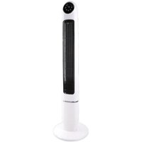 Lifesmart - 47" Digital Pedestal Fan - White/Black - Front_Zoom