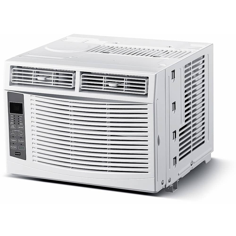 Angle View: Arctic Wind - 250 Sq. Ft. 6,000 BTU Window Air Conditioner - White