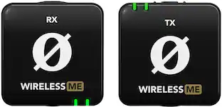 Front. RØDE - WIRELESS ME Ultra-Compact Wireless Microphone System - Black.
