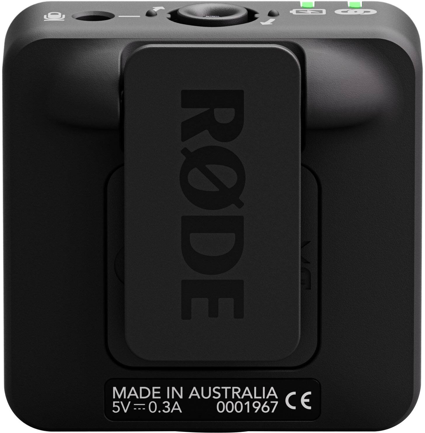 Alt View 14. RØDE - WIRELESS ME Ultra-Compact Wireless Microphone System - Black.