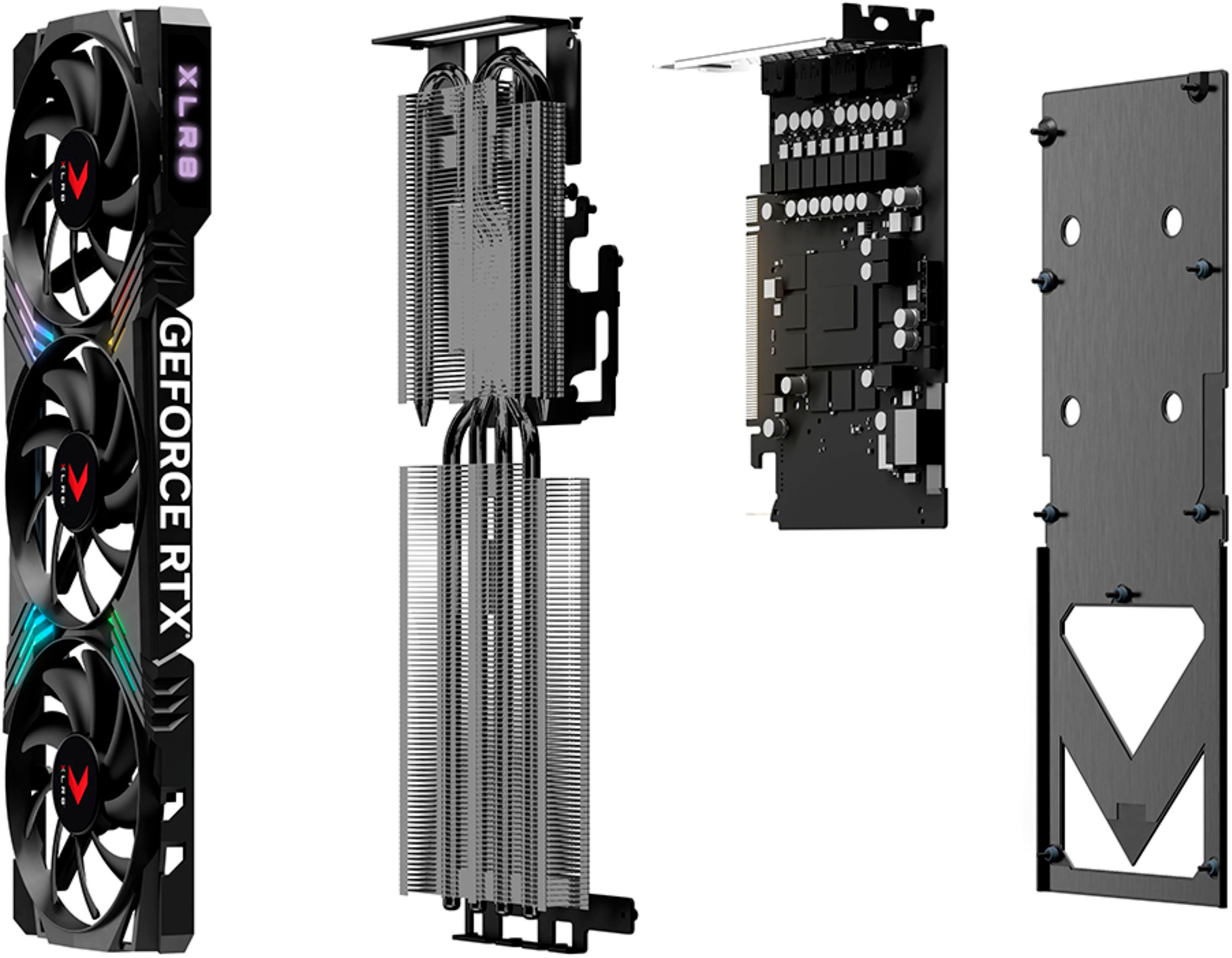 PNY NVIDIA GeForce RTX 4070 12GB GDDR6X PCI Express 4.0 Graphics Card ...