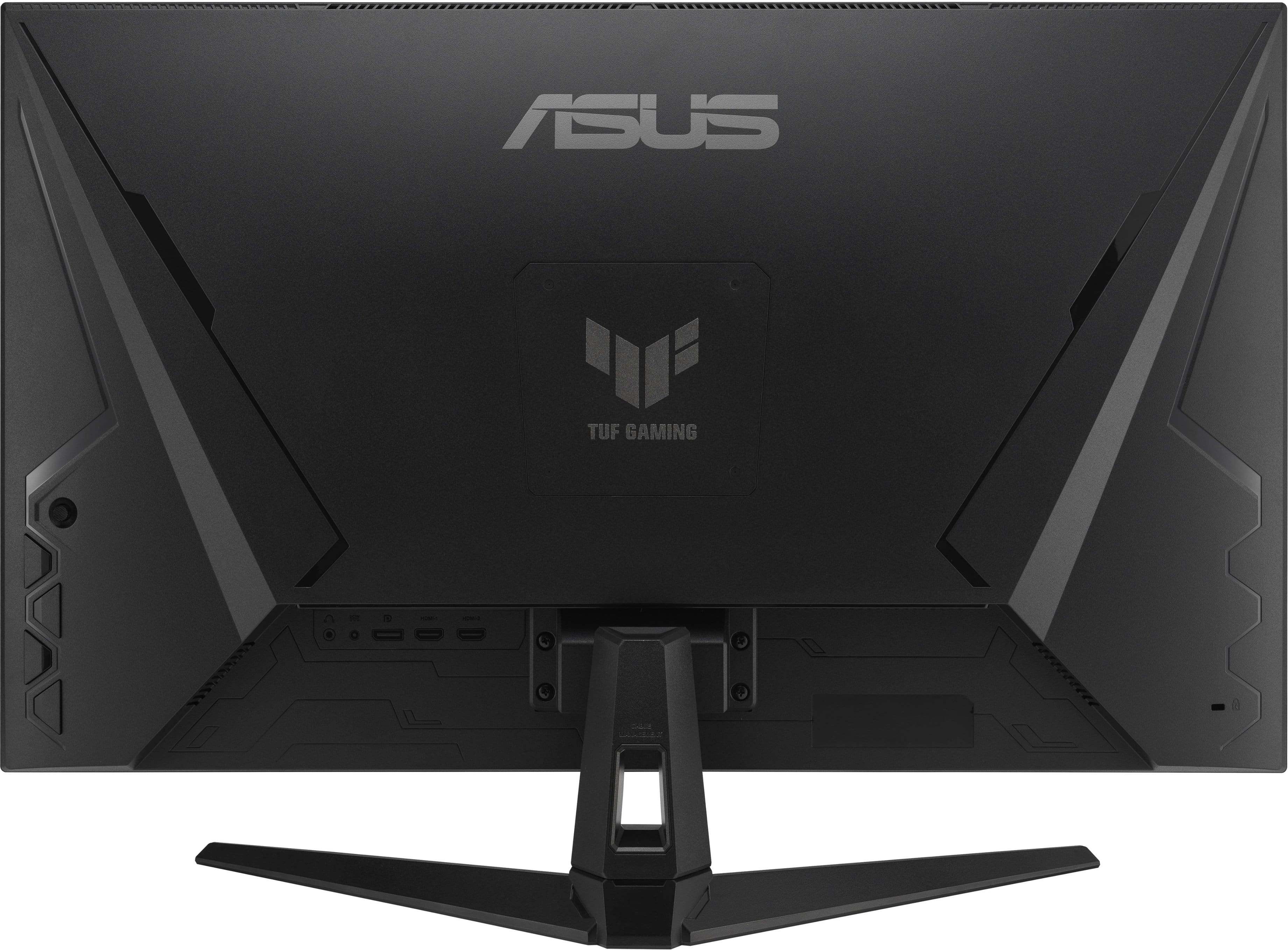 Back. ASUS - TUF Gaming 31.5" QHD 170Hz 1ms FreeSync Premium Gaming Monitor with HDR (DisplayPort, HDMI) - Black.