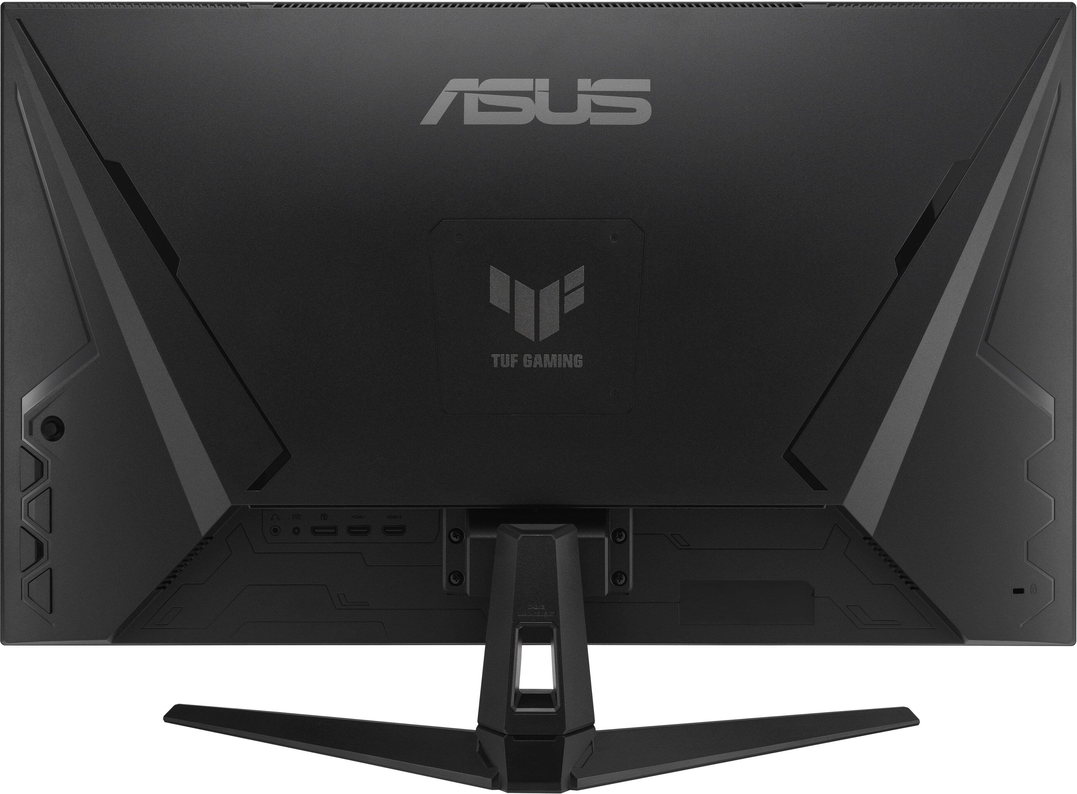 Back. ASUS - TUF Gaming 31.5" QHD 170Hz 1ms FreeSync Premium Gaming Monitor with HDR (DisplayPort, HDMI) - Black.