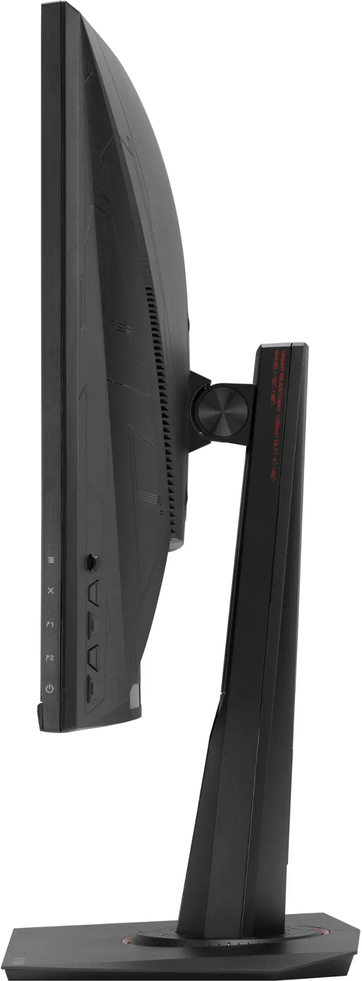 Alt View 11. ASUS - ASUS - TUF Gaming 27" Curved FHD 240Hz 1ms FreeSync Premium Gaming Monitor w/ HDR and Height Adjust (DisplayPort, HDMI) - Black.