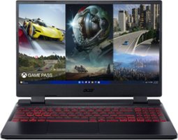 Acer - Nitro 5 15.6" Gaming Laptop FHD-Intel 12th Gen Core i5- NVIDIA GeForce RTX3050 Ti- 16GB DDR4- 512GB PCIe-SSD - Black - Front_Zoom