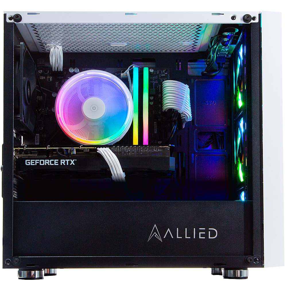 Allied Gaming Stinger Gaming Desktop AMD Ryzen 5 5600X 16GB RGB 3200 Memory  NVIDIA GeForce RTX 3060 Ti 1TB NVMe SSD White BB-STNG-5600X-3060Ti - Best  