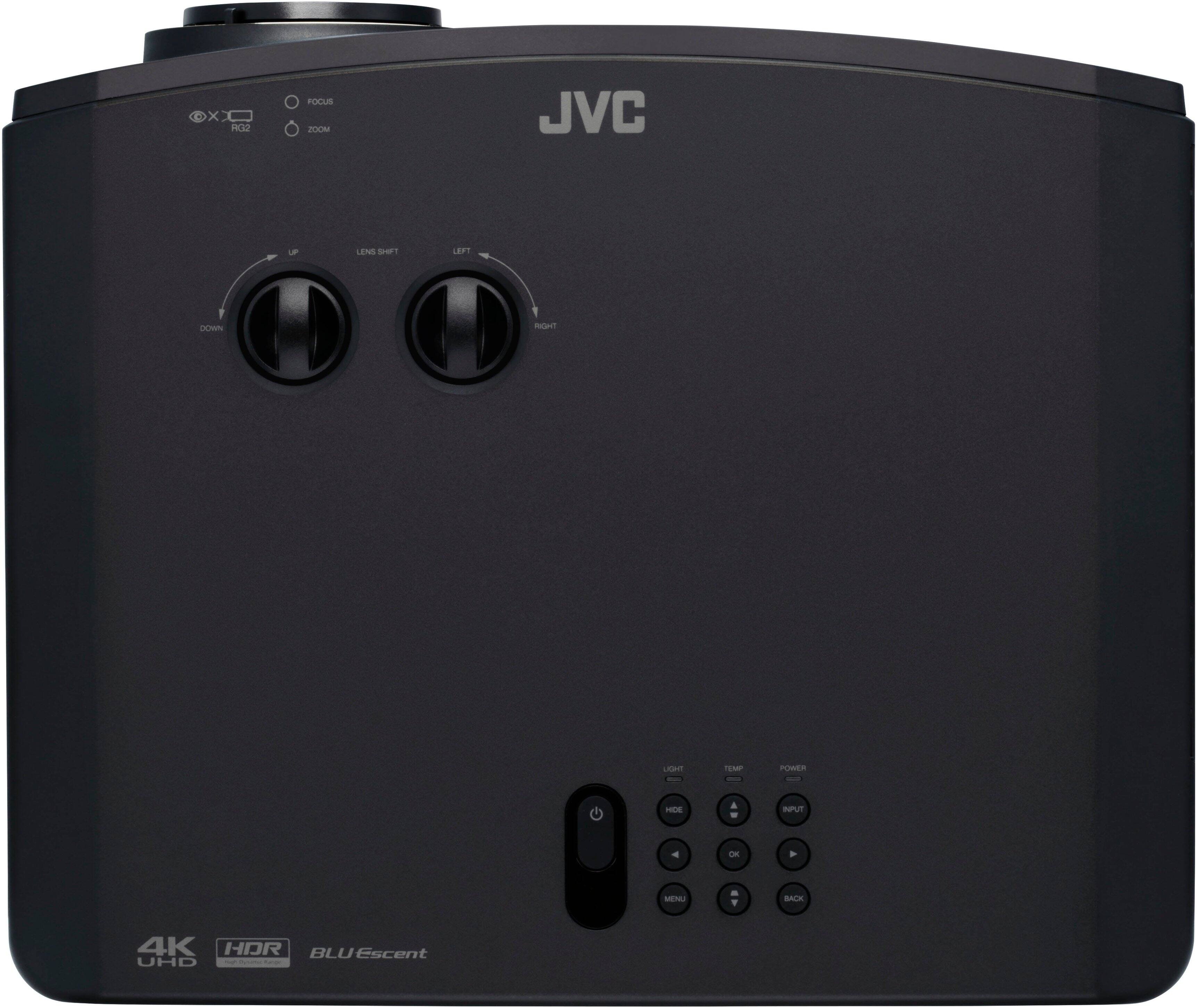 Top. JVC - JVC LX-NZ30 4K DLP BLUEscent Laser Projector, 3,330 Lumens, 1080p/240Hz, Infinite to 1 Dynamic Contrast, 2 Year Warranty - Black.