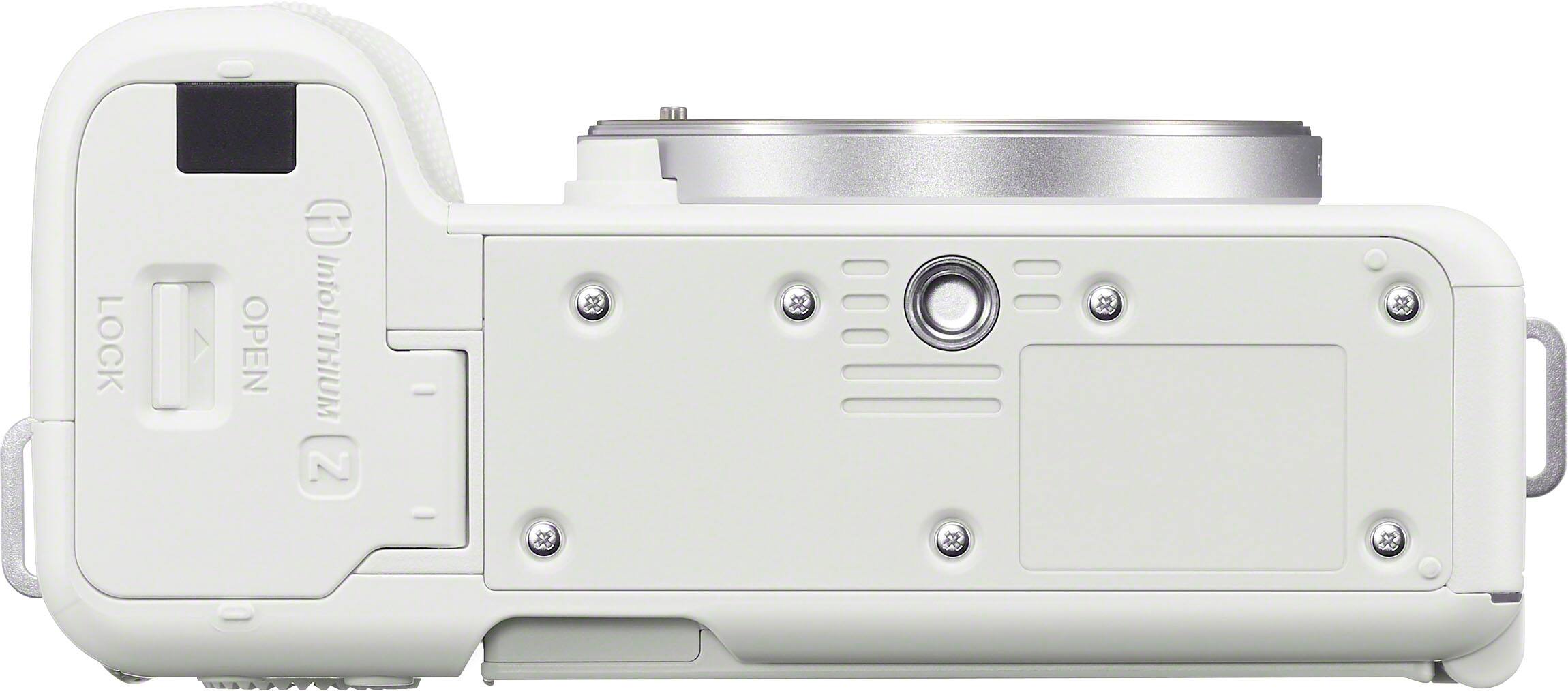 Alt View 2. Sony - Alpha ZV-E1 Full-frame Vlog Mirrorless Lens Camera (Body Only) - White.