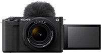 Sony - Alpha ZV-E1 Full-frame Vlog Mirrorless Lens Camera Kit with 28-60mm Lens - Black - Front_Zoom