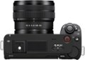 Top. Sony - Alpha ZV-E1 Full-frame Vlog Mirrorless Lens Camera Kit with 28-60mm Lens - Black.
