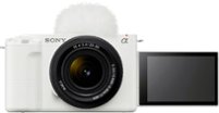 Sony - Alpha ZV-E1 Full-frame Vlog Mirrorless Lens Camera Kit with 28-60mm Lens - White - Front_Zoom