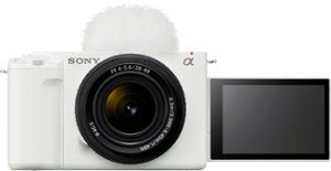 Sony - Alpha ZV-E1 12.1-Megapixel Full-frame Vlog Mirrorless Lens Camera Kit with 28-60mm Lens - White - Front_Zoom