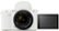 Front. Sony - Alpha ZV-E1 Full-frame Vlog Mirrorless Lens Camera Kit with 28-60mm Lens - White.