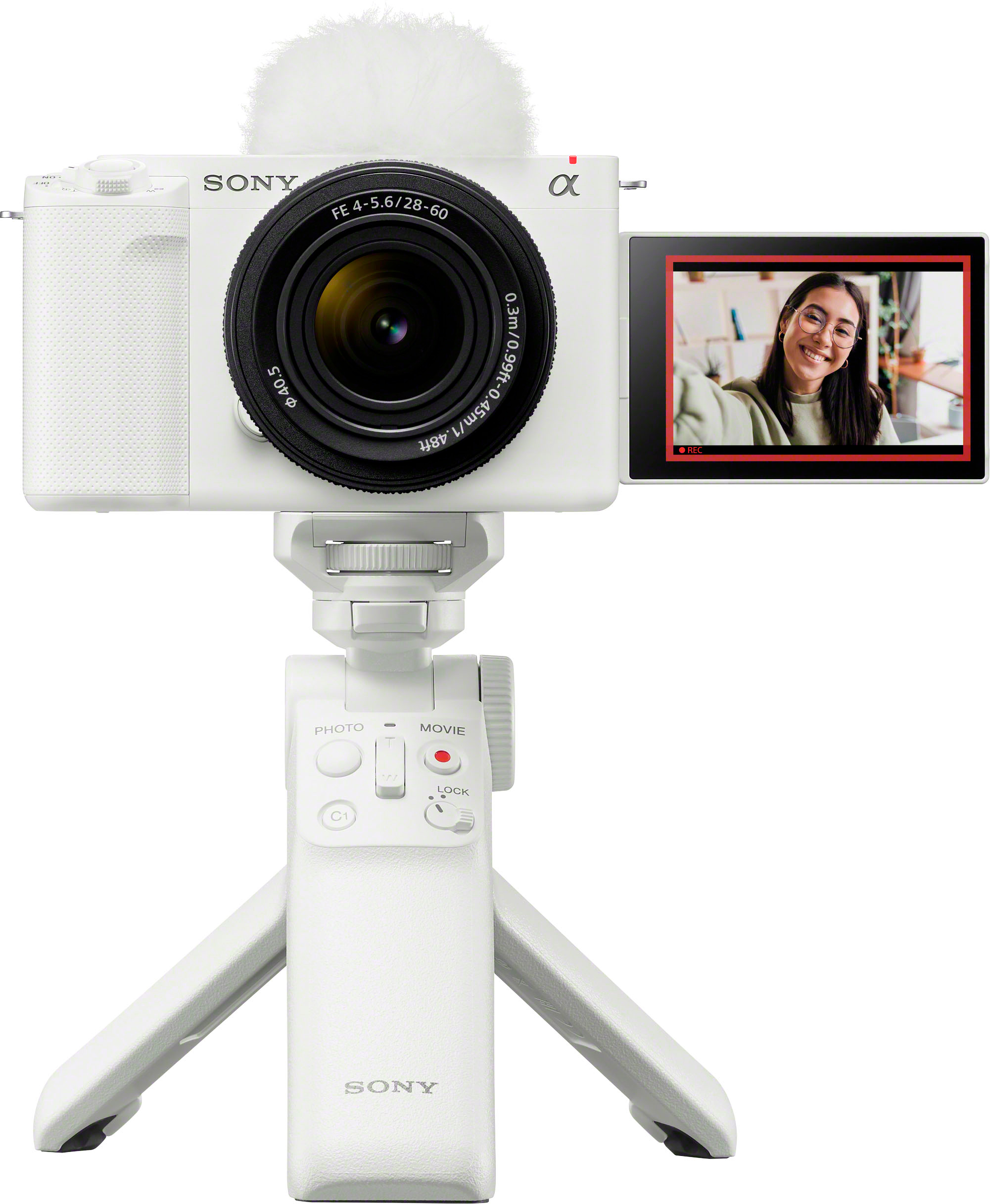 Sony ZV-E1 Mirrorless Camera with 28-60mm Lens (White)
