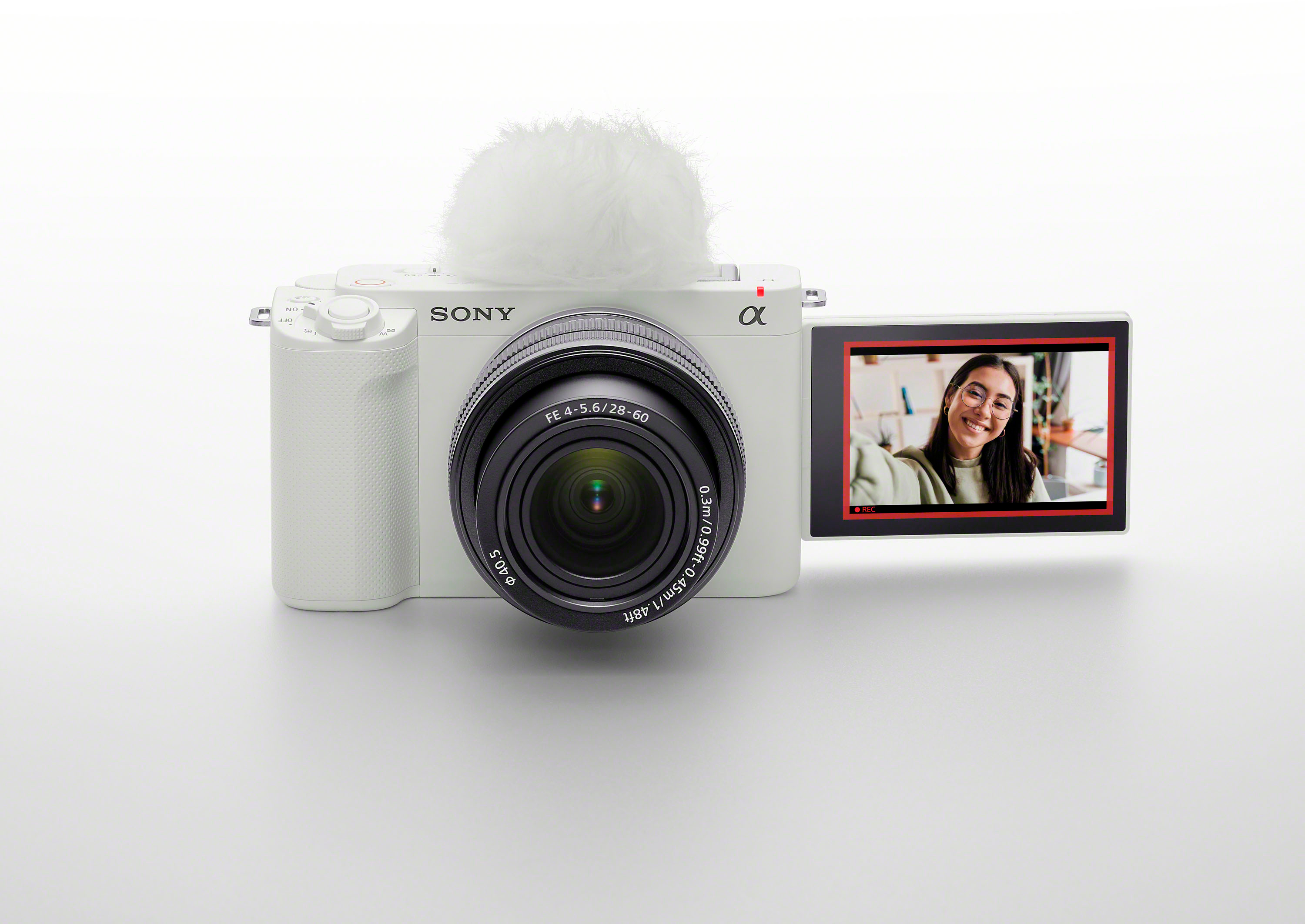 Sony a ZV-E1 - Digital camera - mirrorless - 12.1 MP - Full Frame - 4K /  59.94 fps - body only - Wi-Fi, Bluetooth - white 