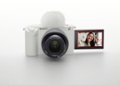 Alt View 1. Sony - Alpha ZV-E1 Full-frame Vlog Mirrorless Lens Camera Kit with 28-60mm Lens - White.