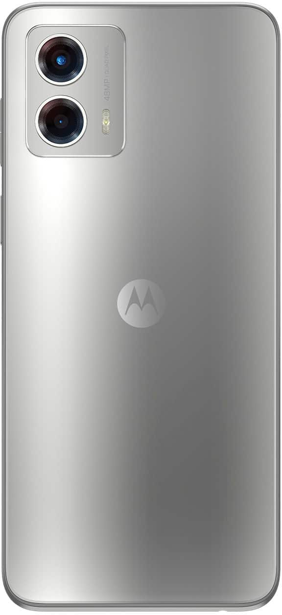 Left. Motorola - Moto G 5G 2023 128GB (Unlocked) - Harbor Gray.