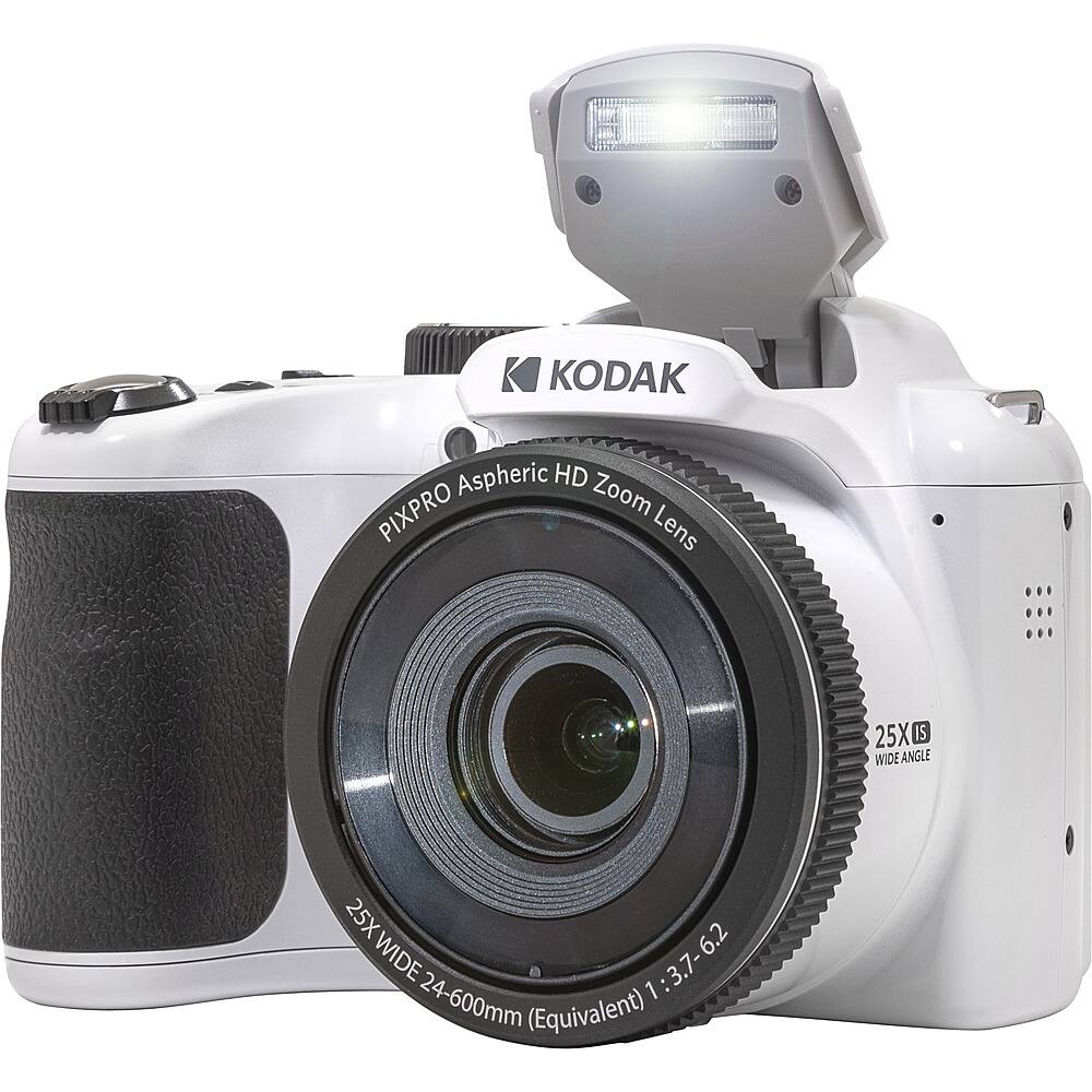 Alt View 16. Kodak - PIXPRO AZ255 16.4 Megapixel Compact Camera - White.