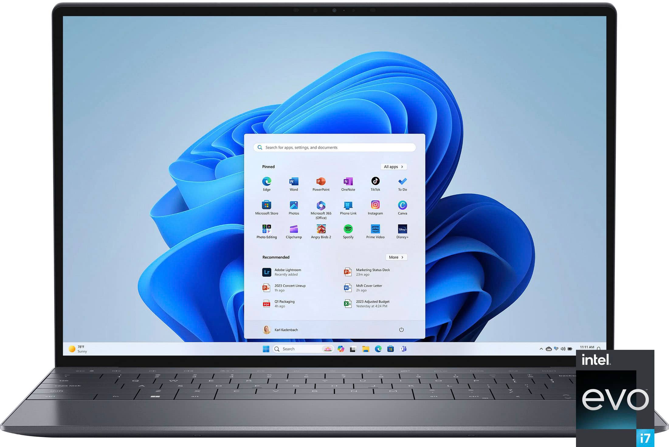 Dell - XPS 13 Plus 13.4" OLED Touch Laptop - 13th Gen Intel Evo i7 - 32GB Memory - Intel Iris Xe Graphics - 1TB SSD - Graphite - Front_Zoom