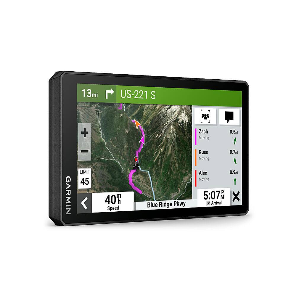 Angle. Garmin - Zumo XT2 6" GPS with Built-In Bluetooth and Map Updates - Black.