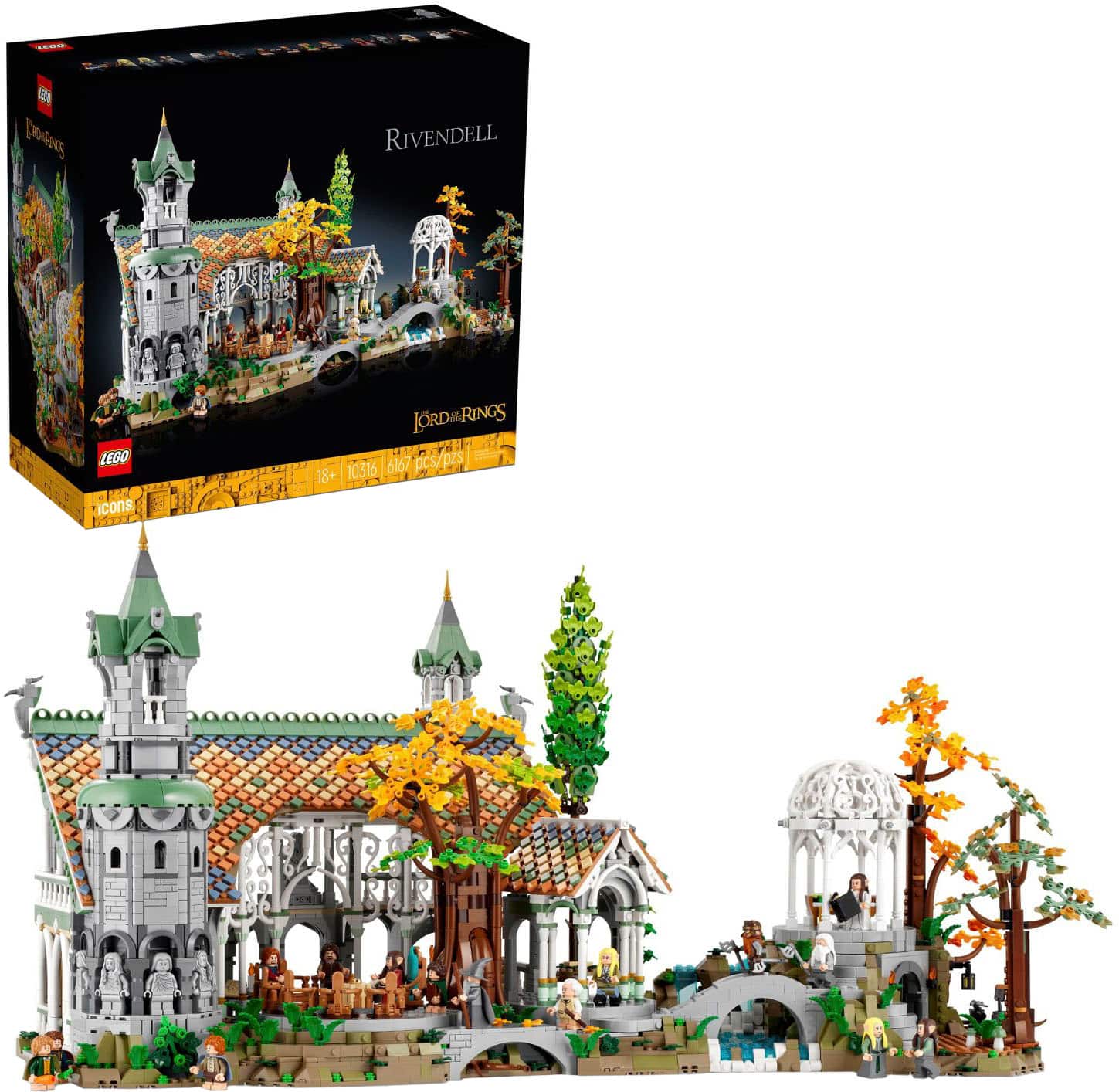 LEGO - Icons The Lord of the Rings: Rivendell 10316 - Front_Zoom