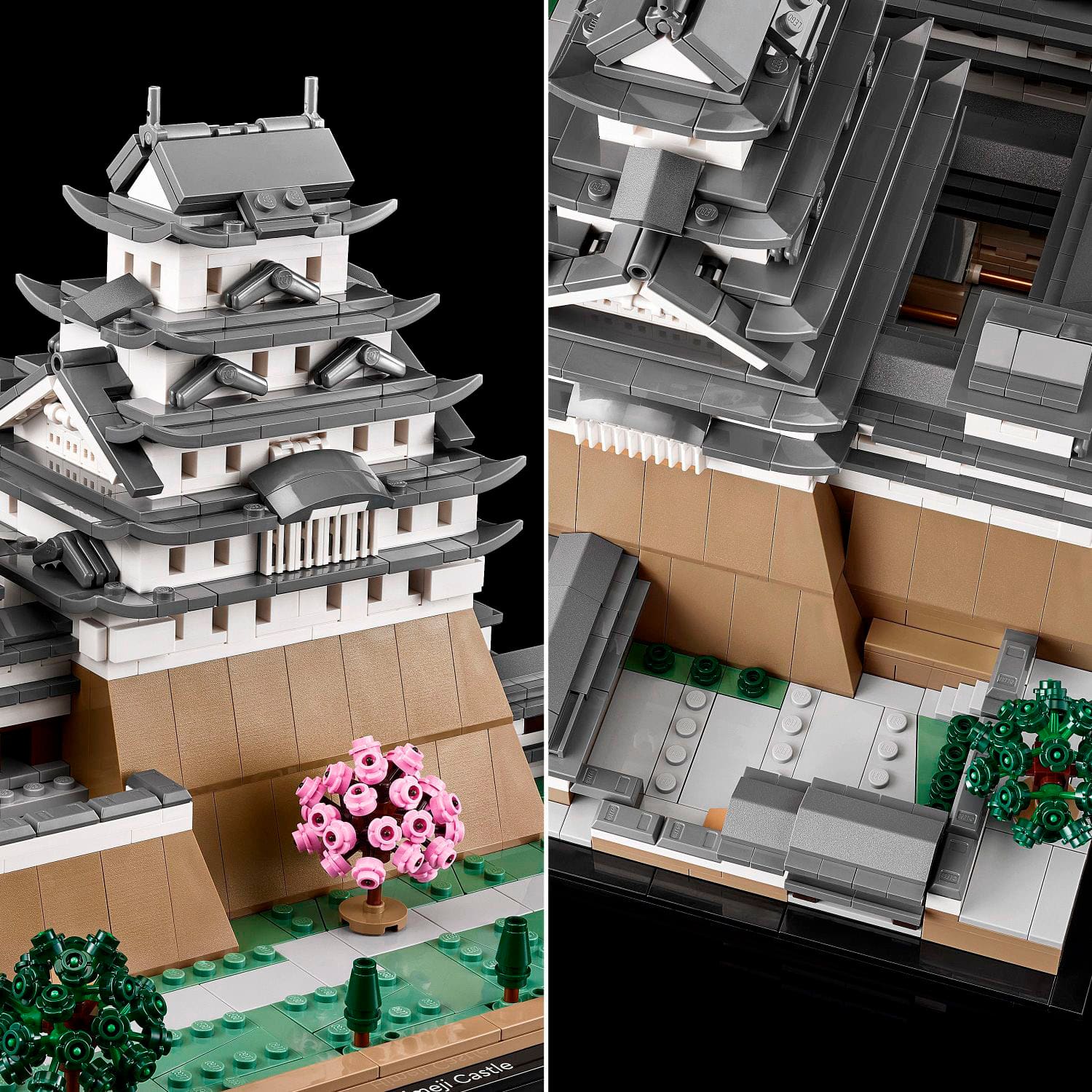 Left. LEGO - Architecture Himeji Castle 21060.