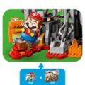 Alt View 12. LEGO - Super Mario Dry Bowser Castle Battle Expansion Set 71423.