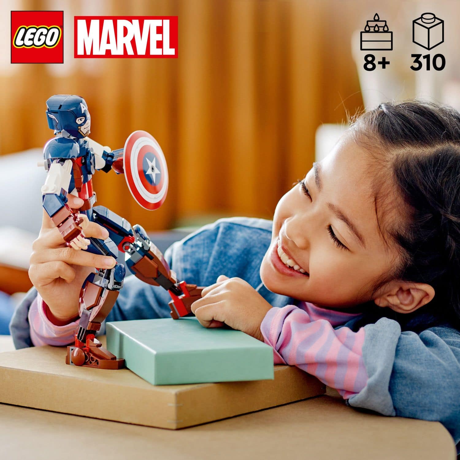 Alt View 39. LEGO - Marvel Captain America Construction Figure 76258.