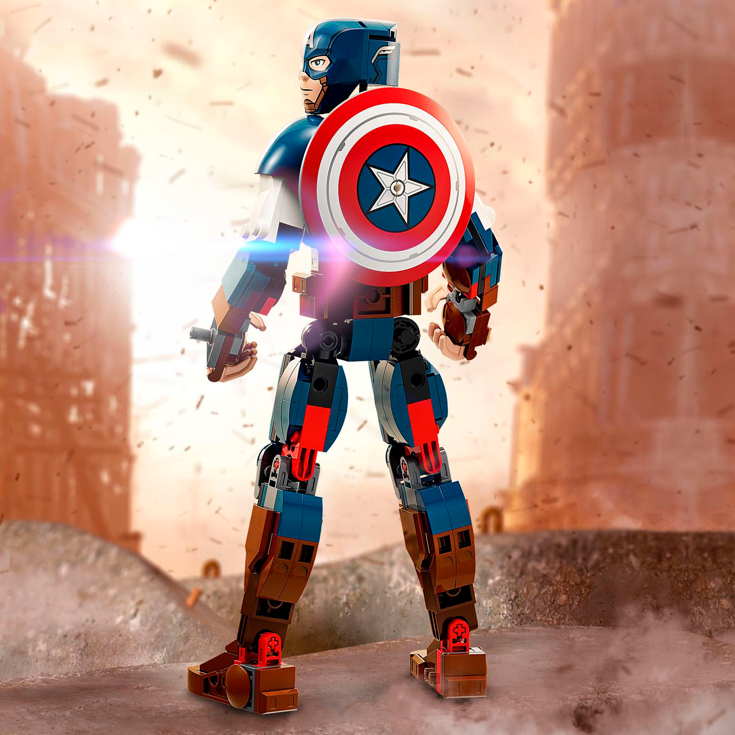 Lyrical pensum adelig LEGO Marvel Captain America Construction Figure 76258 6427746 - Best Buy