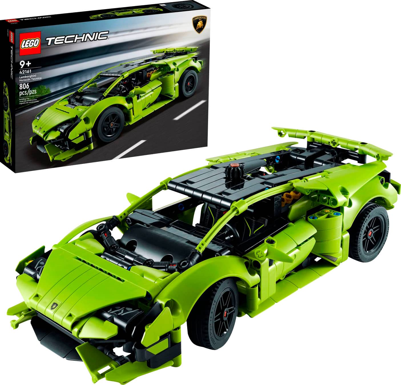 Front. LEGO - Technic Lamborghini Huracán Tecnica 42161.