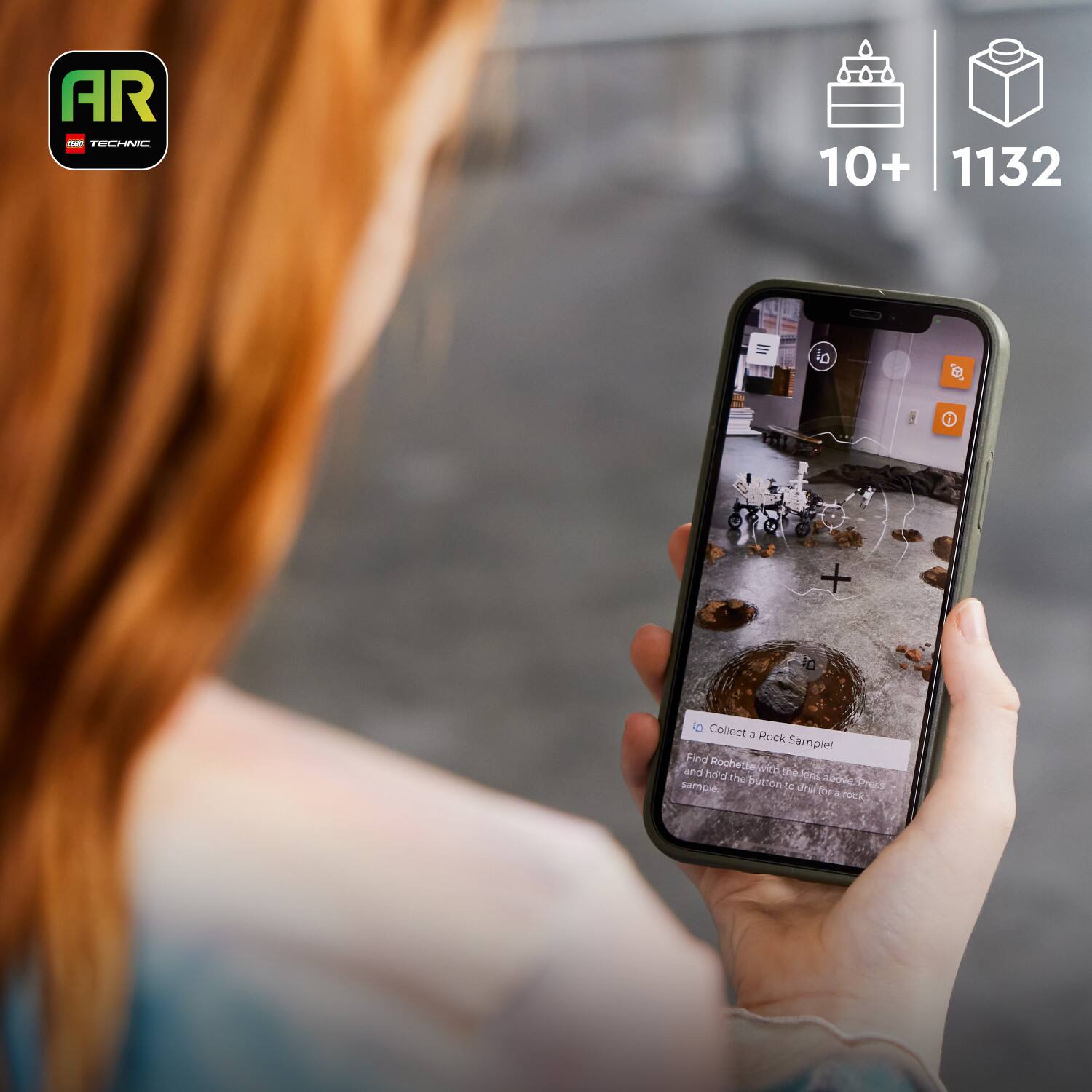 Alt View 13. LEGO - Technic NASA Mars Rover Perseverance 42158.