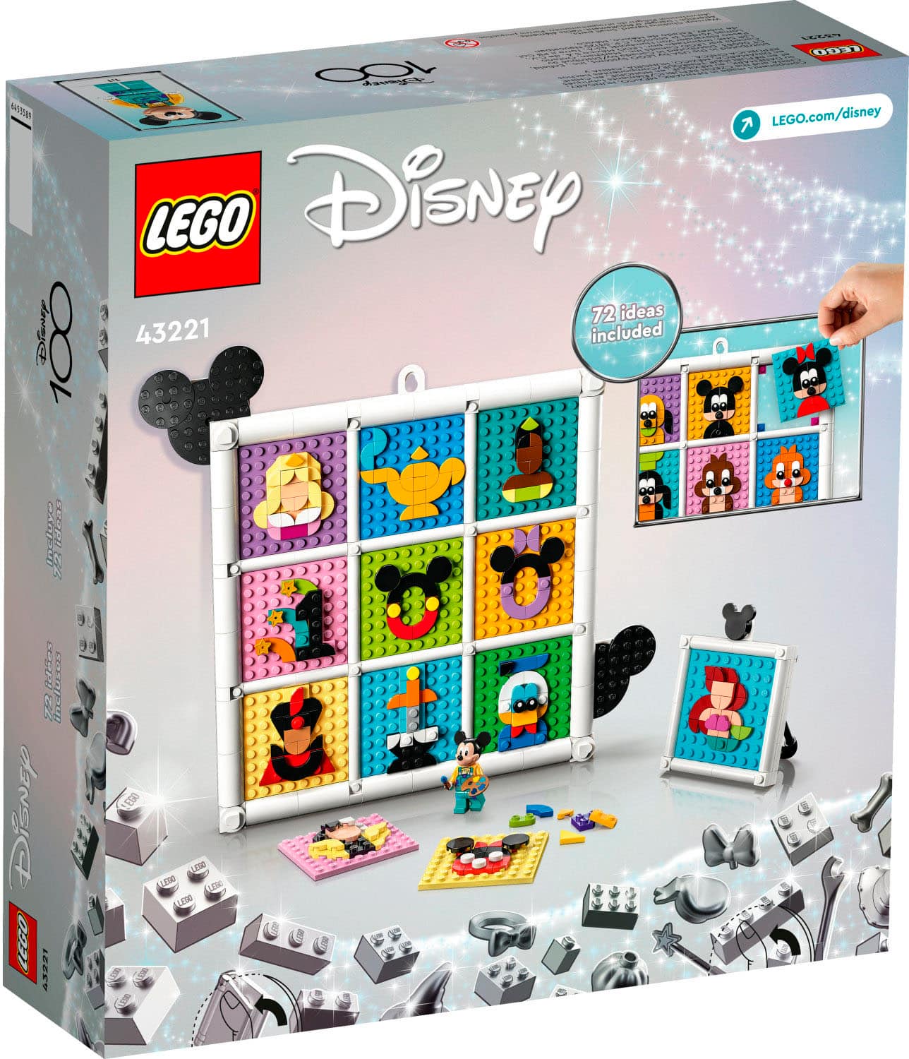 Alt View 11. LEGO - Disney 100 Years of Disney Animation Icons 43221.